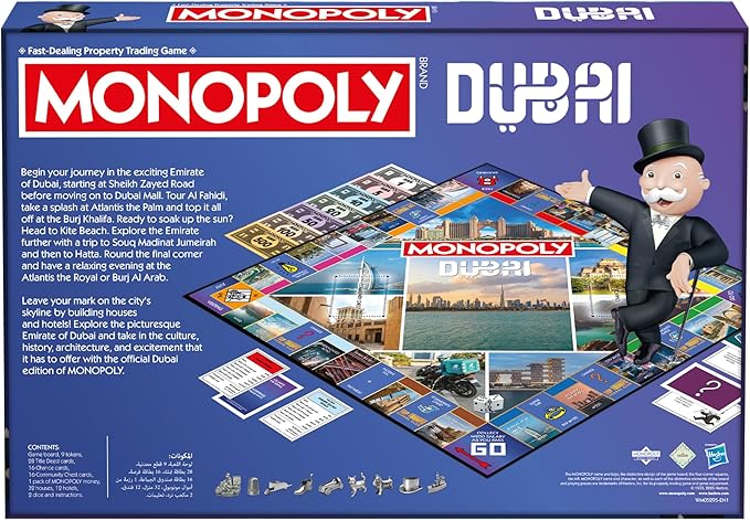 Monopoly Dubai UAE Official S2 WM05295 - Colorland Toys