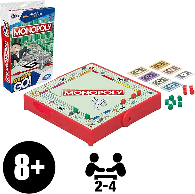Monopoly Grab and Go F8256 - Colorland Toys