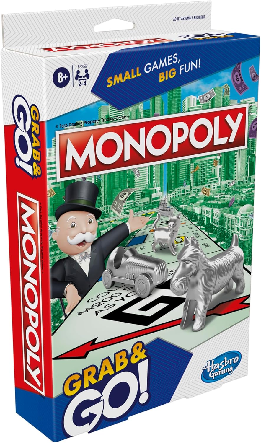Monopoly Grab and Go F8256