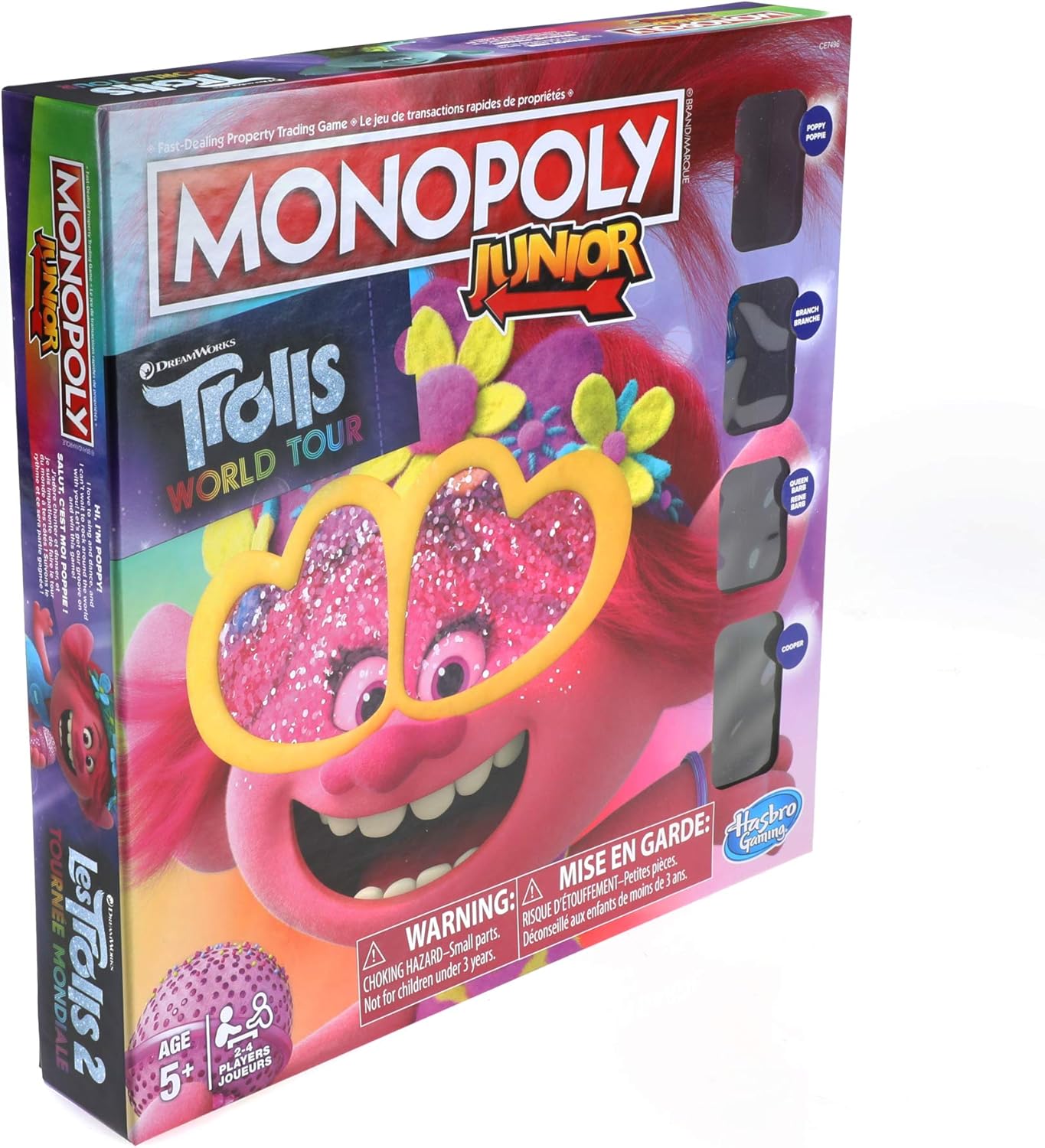 Monopoly Junior Trolls World Tour E7496 - Colorland Toys