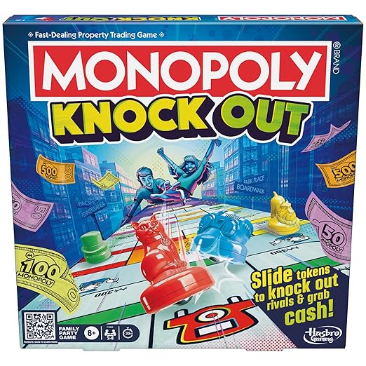 Monopoly Knockout Family Party Game - Colorland Toys