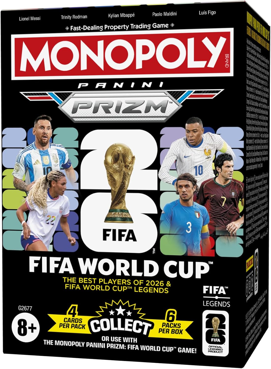 Monopoly Panini Prizm: FIFA World Cup Trading Cards Booster Box - Colorland Toys