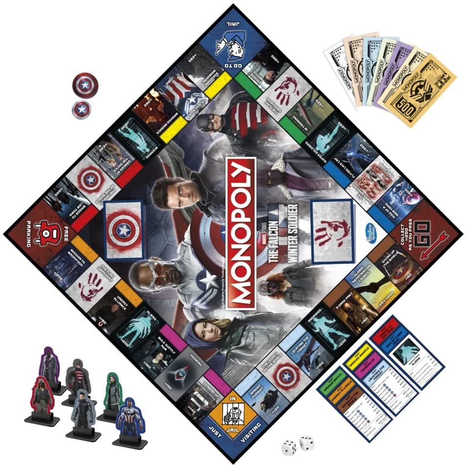 Monopoly The Falcon and The Winter Soldier F5851 - Colorland Toys