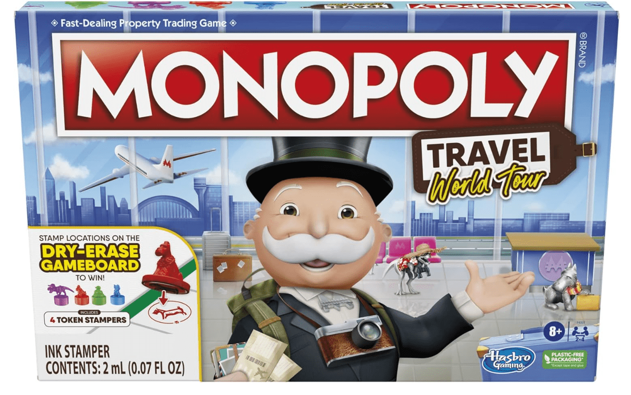 Monopoly Travel World Tour Board Game F4007 - Colorland Toys