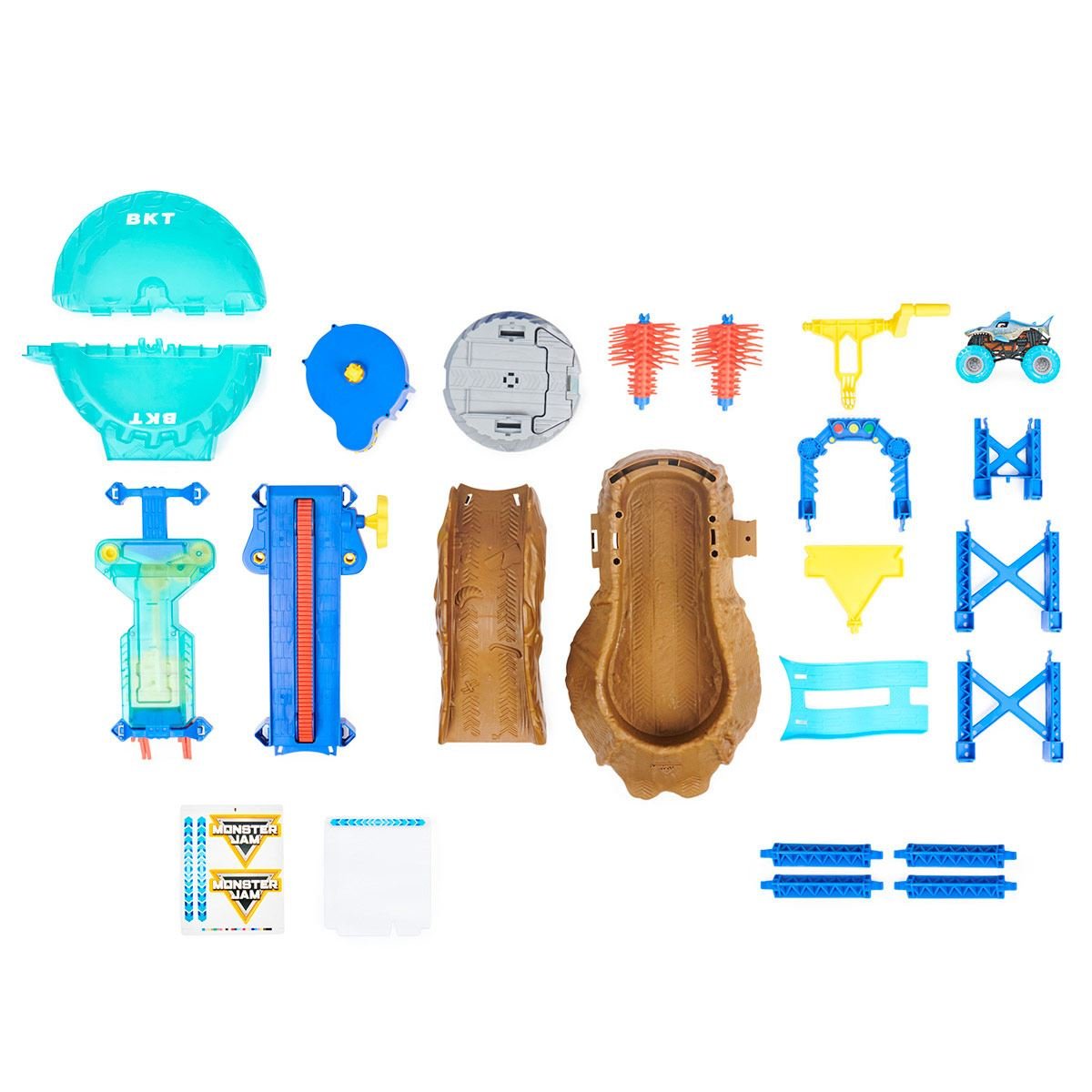 Monster Jam 1:64 Car Wash Playset 6060518 - Colorland Toys