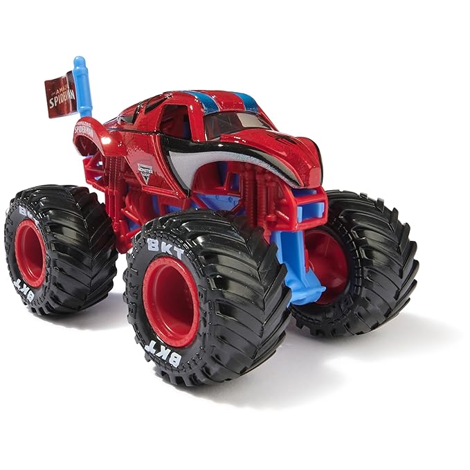 Monster Jam Marvel Vehicles 1:64 Scale Spiderman 6074263 - Colorland Toys
