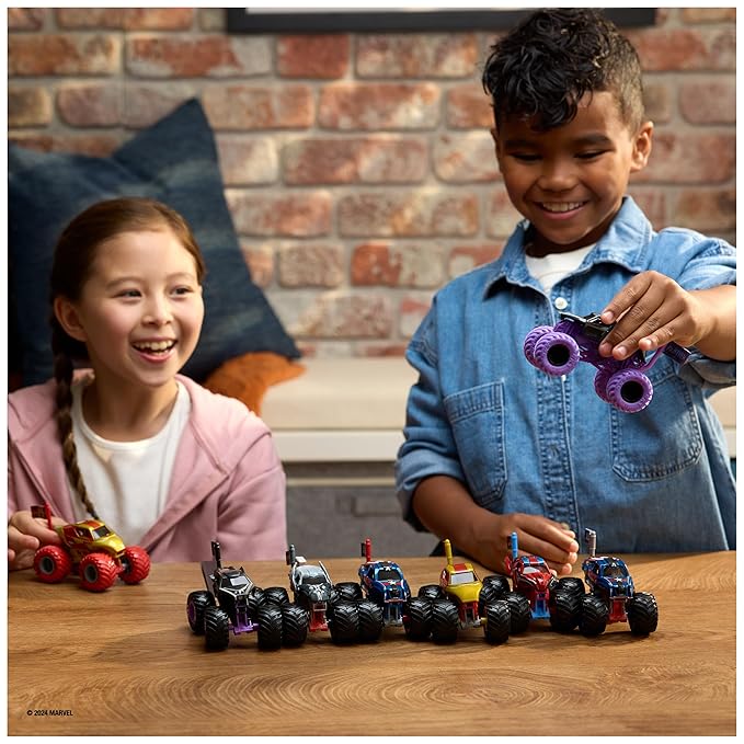 Monster Jam Marvel Vehicles 1:64 Scale Spiderman 6074263 - Colorland Toys