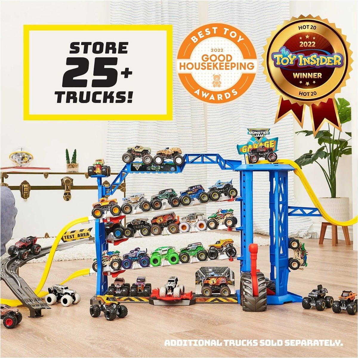 Monster Jam Monster Garage Storage and Playset 1:64 6060879 - Colorland Toys