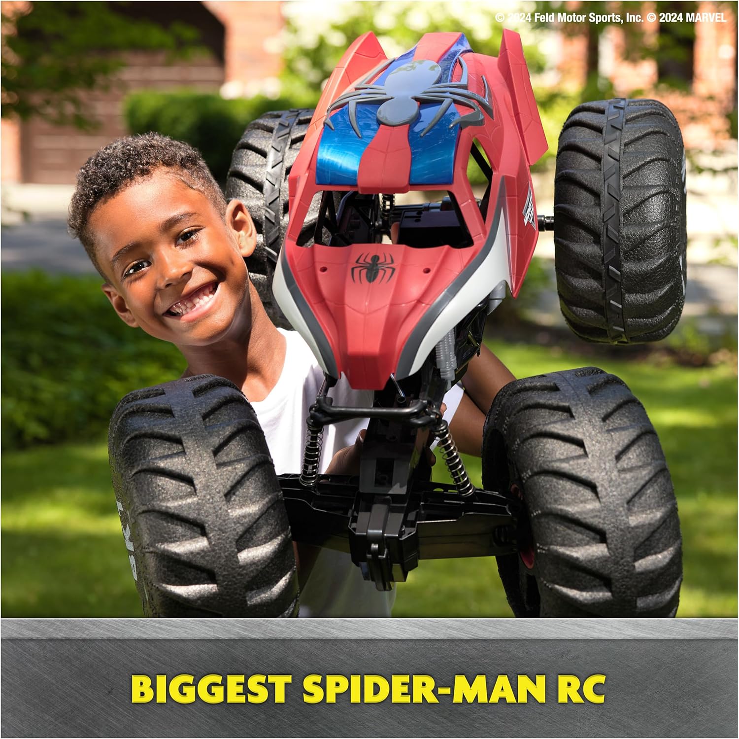Monster Jam RC Mega Marvel Spiderman 6070554 - Colorland Toys