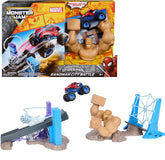 Monster Jam Spider-Man Sandman City 1:64 Battle Playset 6076523 - Colorland Toys