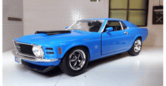 Motor Max 1970 Ford Mustang Boss 429 Blue 1:18 Series 73154 - Colorland Toys