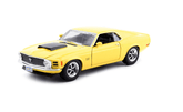 Motor Max 1970 Ford Mustang Boss 429 Yellow 1:24 Series 73303 - Colorland Toys