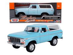 Motor Max 1978 Ford Bronco Blue 1:24 Series 79373 - Colorland Toys