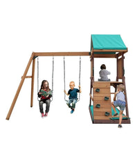 Mount Peak - Matterhorn Swing Set & Playhouse MP76139 - Colorland Toys