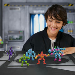 MrBeast Lab Hybrids Mega Pack – Mix & Match Fusion Action Figure Set with 5 Figures, Mega Torso Panther & Water - Reveal Experiment | 30+ Beasts to Collect - Colorland Toys