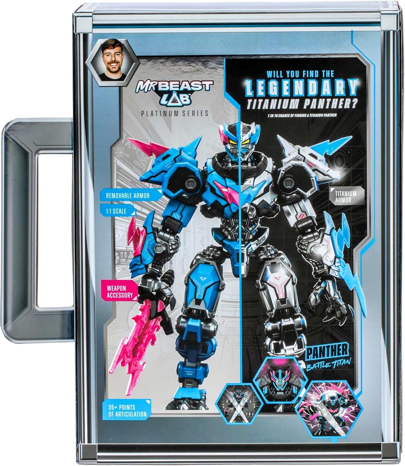 Mrbeast Lab Platinum Series Collector Figure Panther 24807 - Colorland Toys