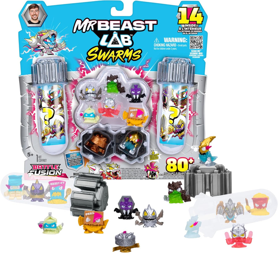 MrBeast Lab Swarms Battle Fusion Mega Lab Pack – 14 Micro Beasts