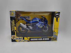 MSZ Suzuki Motorcycle Diecast GSX - R1000 1:12 68489A - Colorland Toys