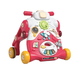 Multi Function 2 - in - 1 Music Baby Walker Pink 702A/B11143 - Colorland Toys