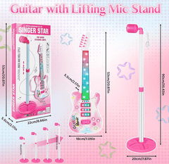 Musical Instruments Guitar with Mic 8818C - Colorland Toys