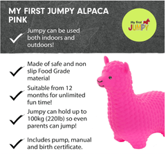 My First Jumpy Alpaca Pink GT69406 - Colorland Toys