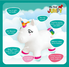 My First Jumpy Unicorn GT69345 - Colorland Toys