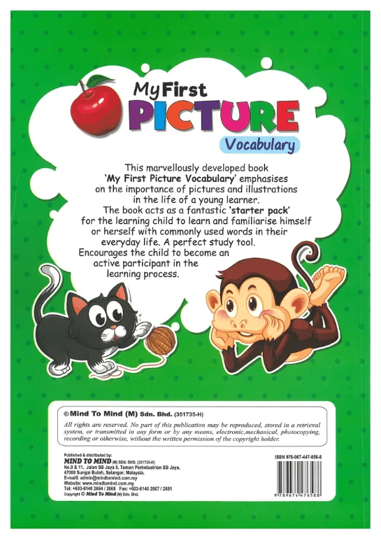 My First Picture Vocabulary 47658 - Colorland Toys