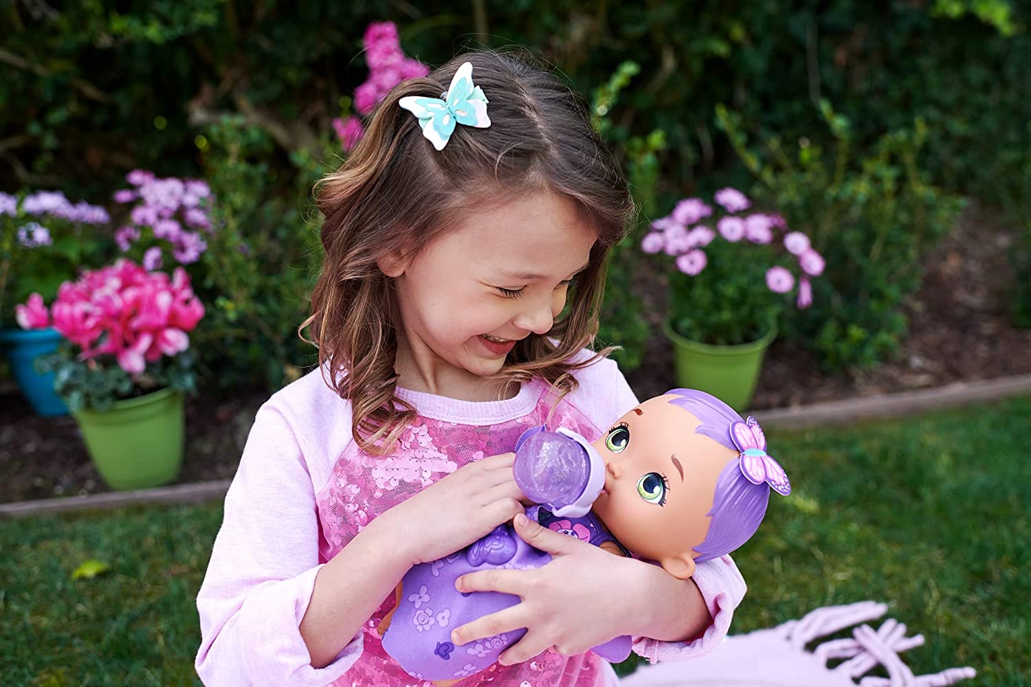 My Garden Baby Drink Wet Butterfly Doll GYP11 - Colorland Toys