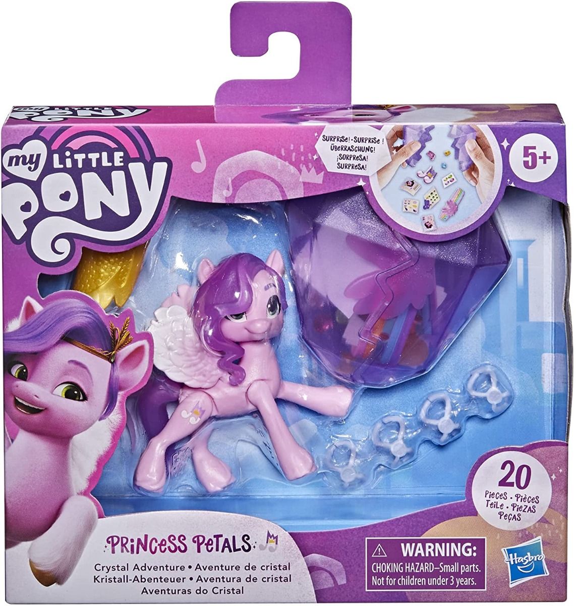 My Little Pony A New Generation Crystal Adventure Princess Petals F2453 - Colorland Toys