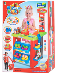 My Supermarket Play Set With Light And Sound 661 - 80 - Colorland Toys