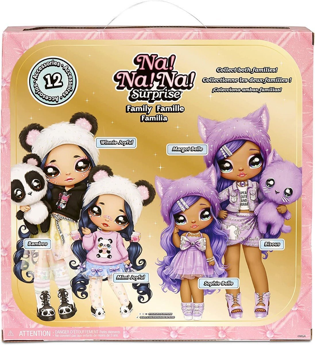 Na! Na! Na! Family Surprise Panda MGA - 575955 - Colorland Toys