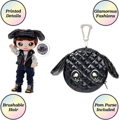 Na! Na! Na! Surprise 2 - in - 1 Pom Glam Maxwell Dane with Metallic Purse MGA - 575139 - Colorland Toys
