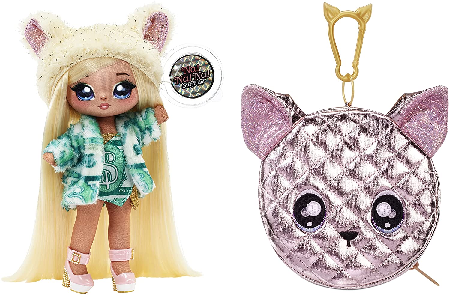 Na! Na! Na! Surprise 2 - in - 1 Pom Glam Victoria Grand with Metallic Purse MGA - 575139 - Colorland Toys