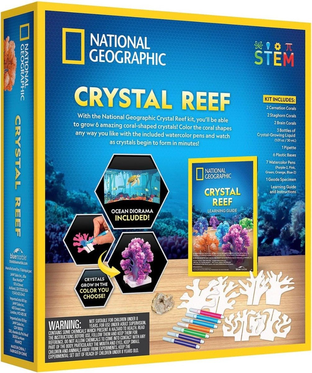 National Geographic Crystal Reef Coral Growing Lab RTCRYSHABINT - Colorland Toys