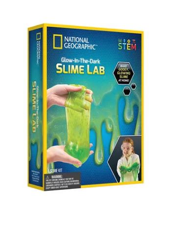 National Geographic Glow - in - the - Dark Slime Lab RTNGSLIME - Colorland Toys