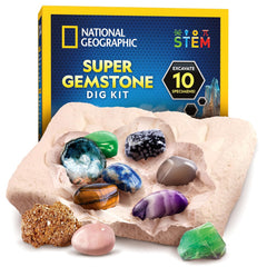 National Geographic Mega Gemstone Dig Kit RTNGGEMINT - Colorland Toys