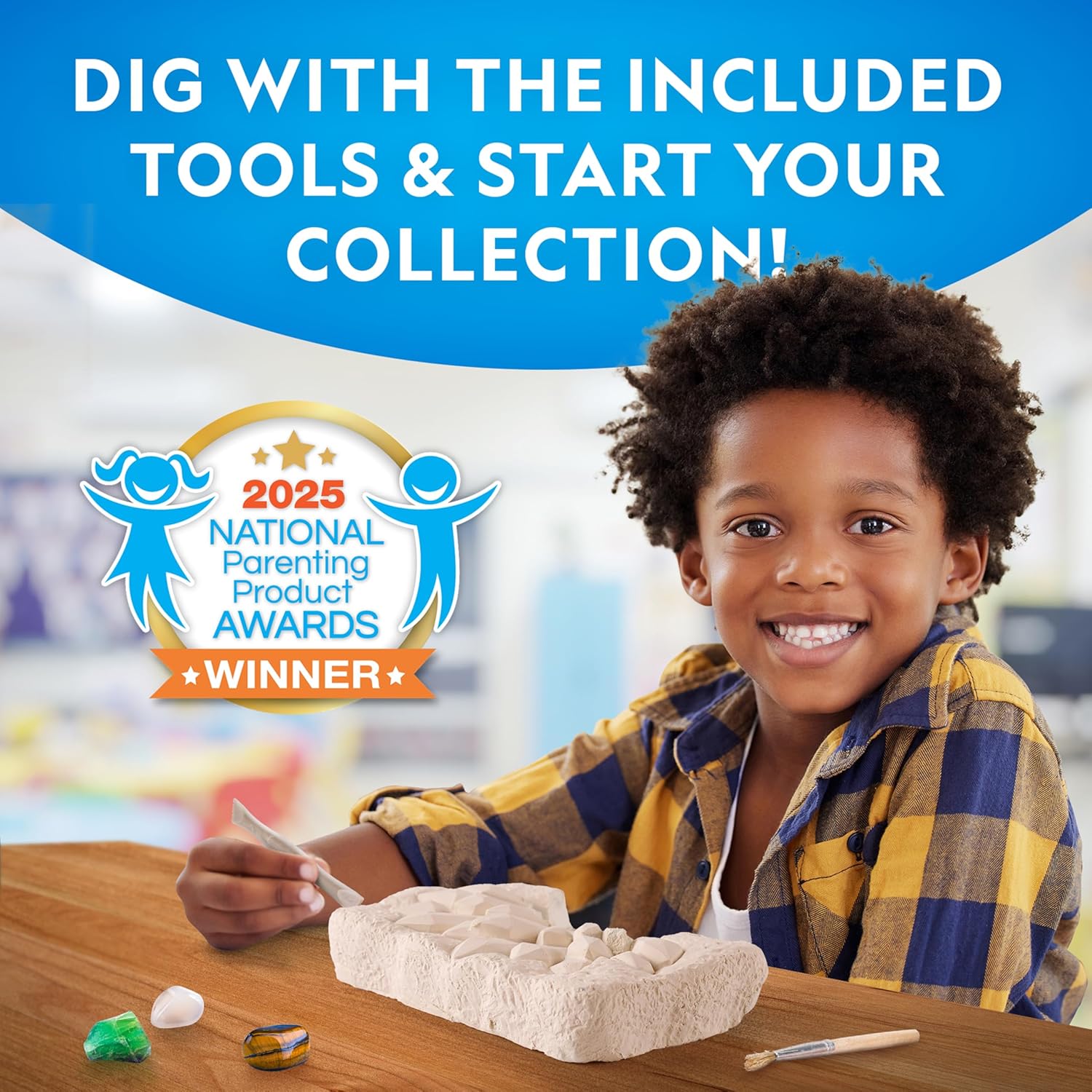 National Geographic Mega Gemstone Dig Kit RTNGGEMINT - Colorland Toys