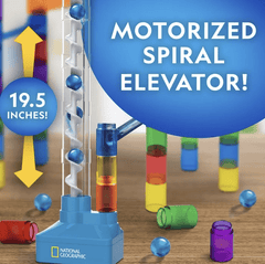 National Geographic Motorized Marble Run 75 - Pcs Set RTMR75 - Colorland Toys
