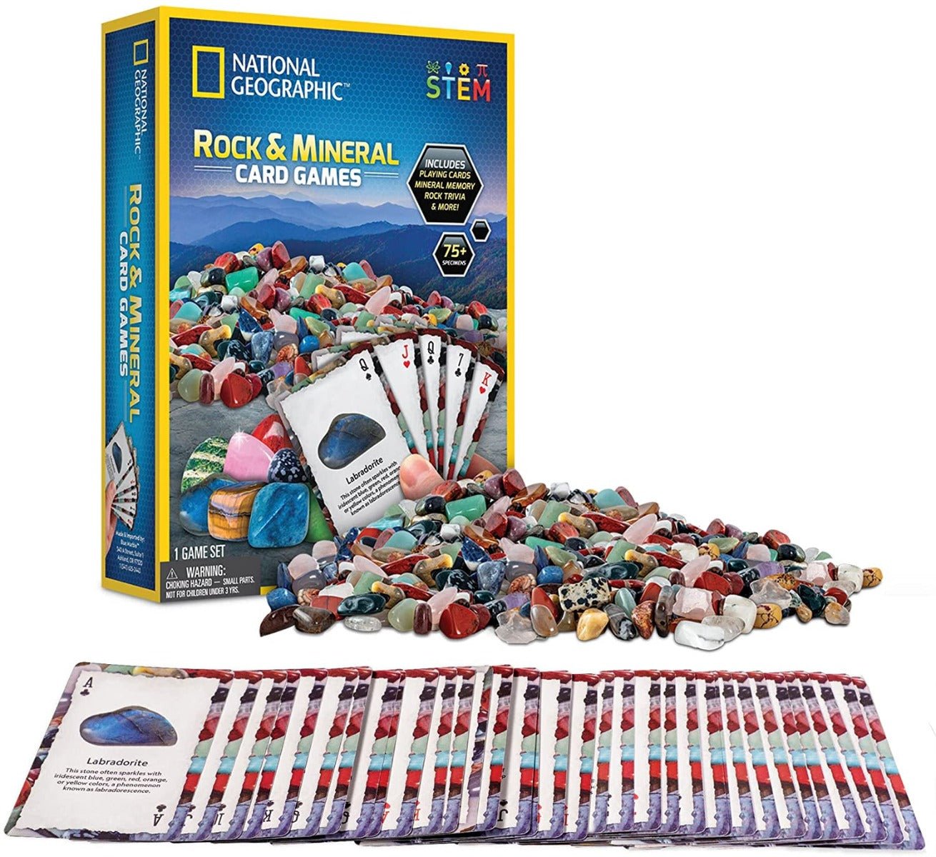 National Geographic Rock and Mineral Card Game - Colorland Toys