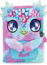 Nebulous Stars Aura Soft Plush Locked Secret Diary for Girls - Colorland Toys