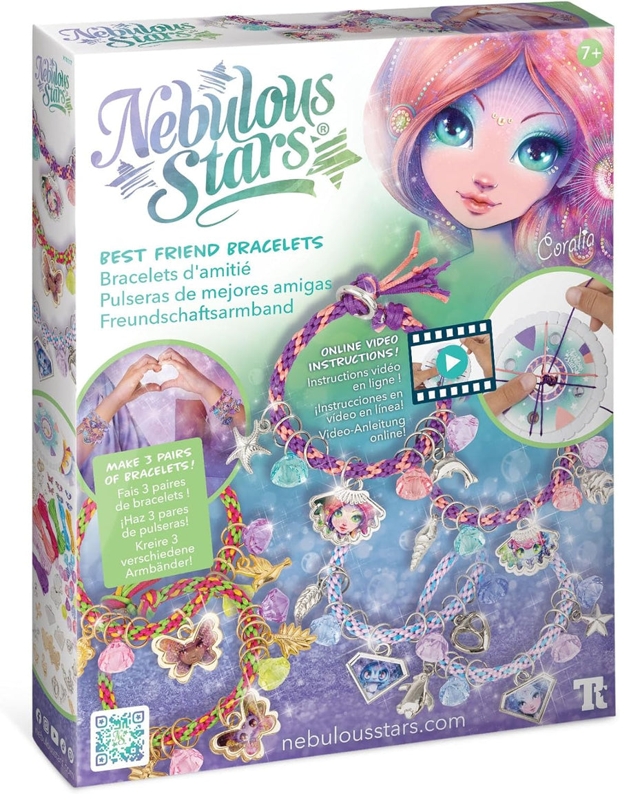 Nebulous Stars Friendship Bracelet Kids Craft Kit - DIY Jewelry Set