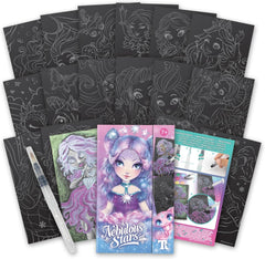 Nebulous Stars Paint by Numbers Watercolour Set with Brush & Box - Colorland Toys