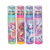 Nebulous Stars Sketch & Colour Pencil Tube — Assorted 4 Designs - Colorland Toys