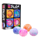 NeeDoh Teenie Swirl - Pack of 4 Assorted - Colorland Toys