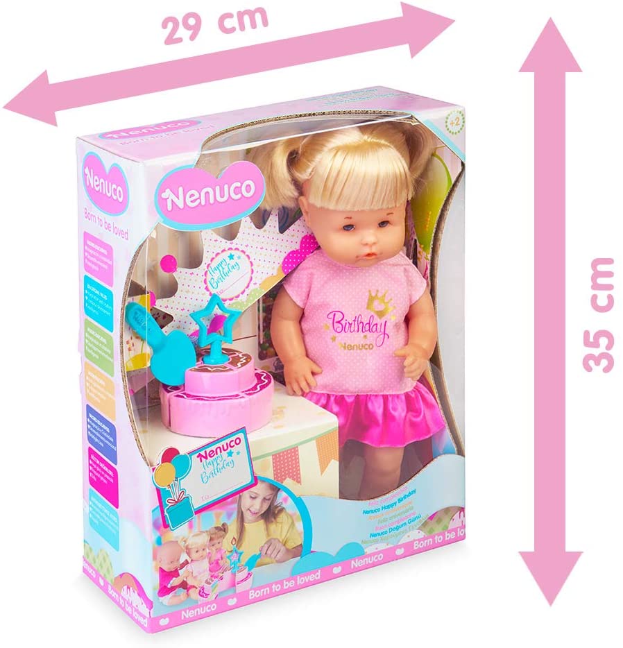 Nenuco Doll Happy Birthday 35Cm 700016283 - Colorland Toys