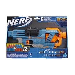 Nerf Elite 2.0 Commander RD - 6 Dart Blaster E9485 - Colorland Toys