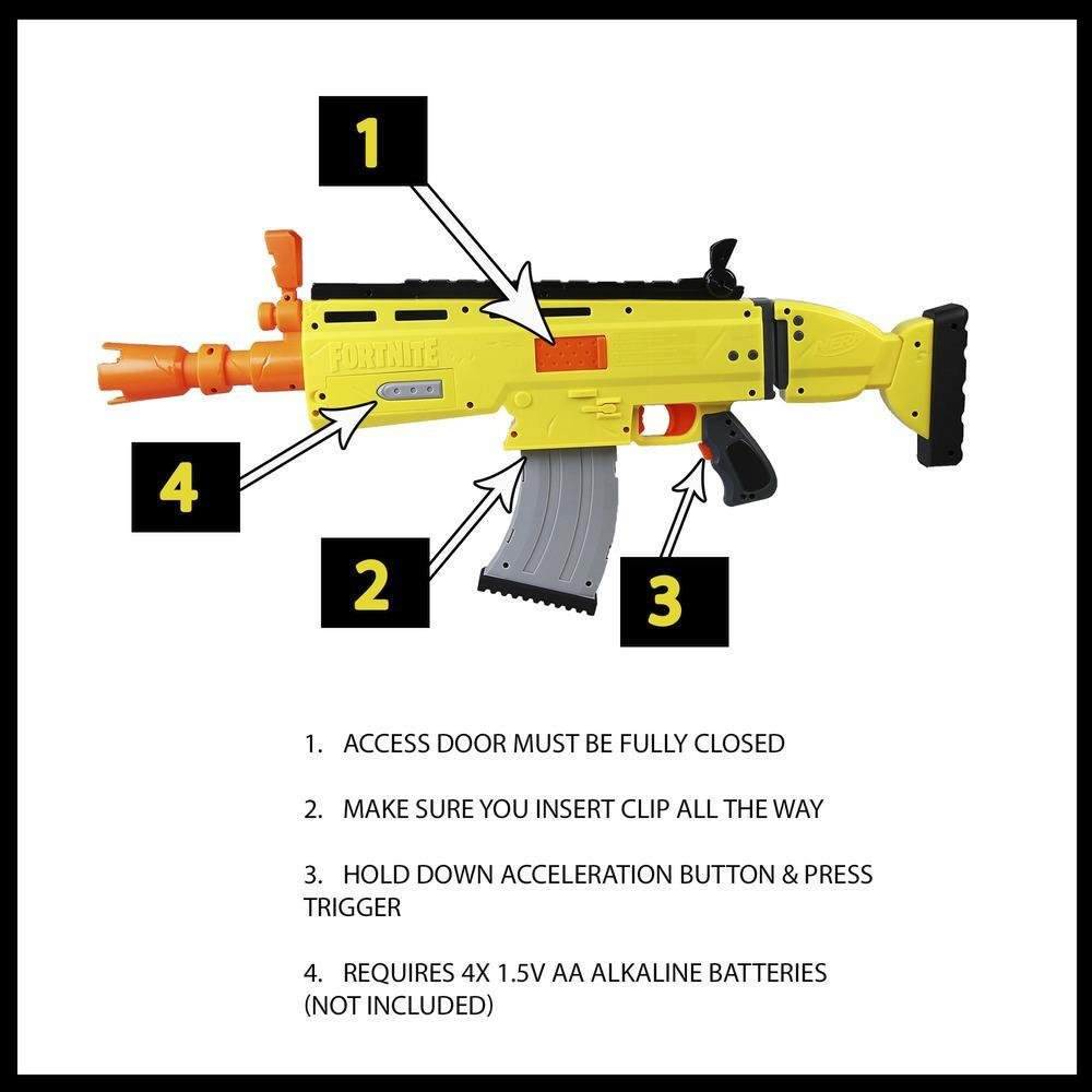 Nerf Fortnite AR L Elite Dart Blaster - Colorland Toys