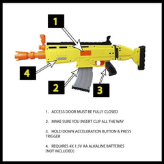 Nerf Fortnite AR L Elite Dart Blaster - Colorland Toys