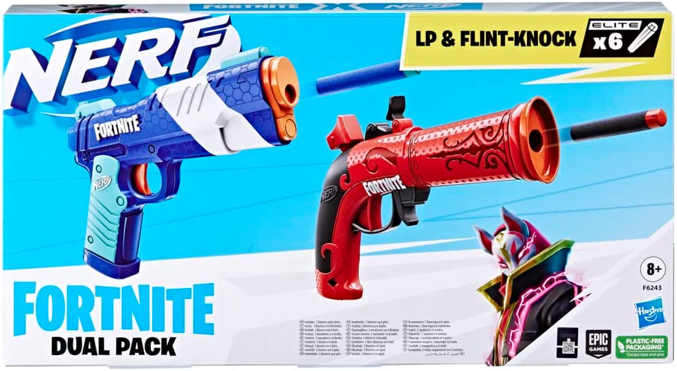 Nerf Fortnite Dual Pack LP & Flint - Knock F6243 - Colorland Toys