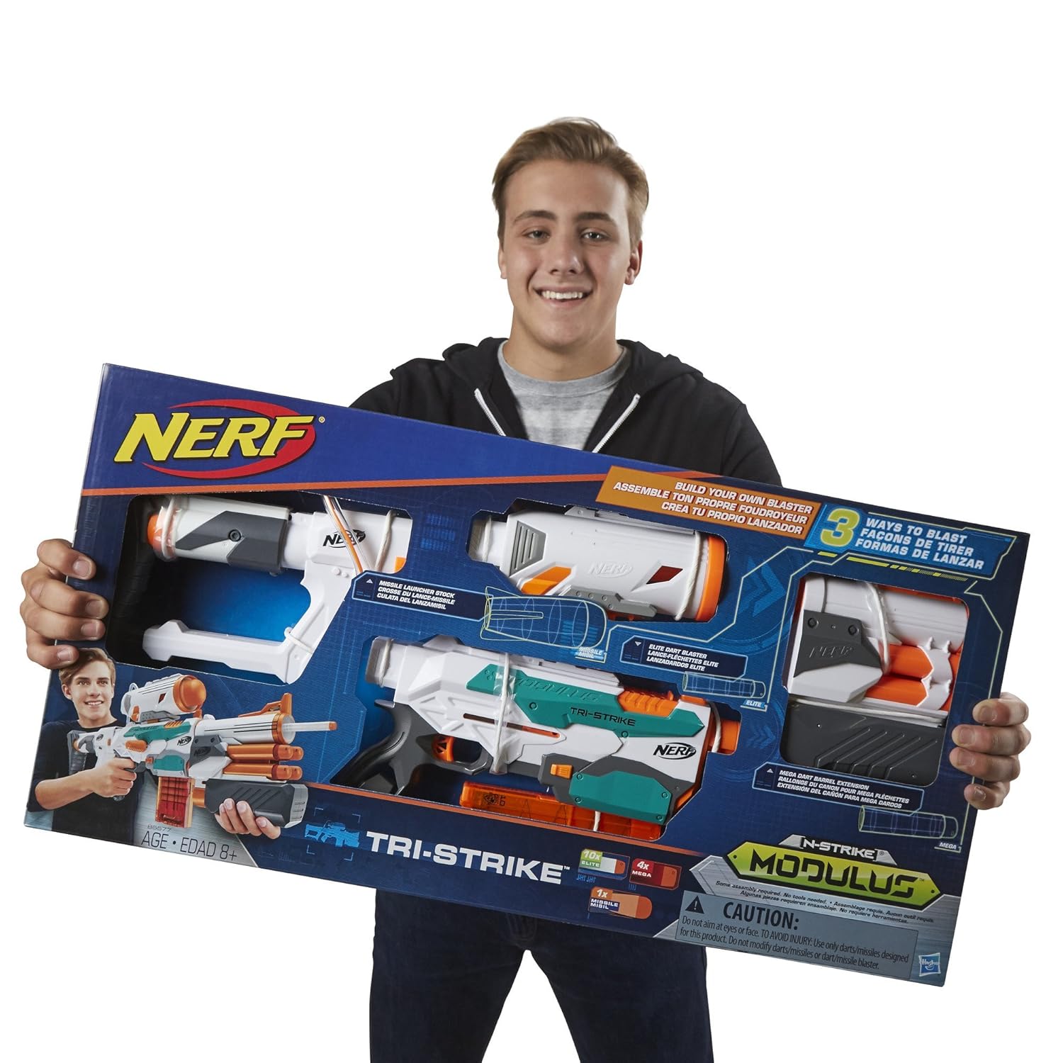 Nerf N - Strike Tri Strike Elite Modulus Blaster B5577 - Colorland Toys